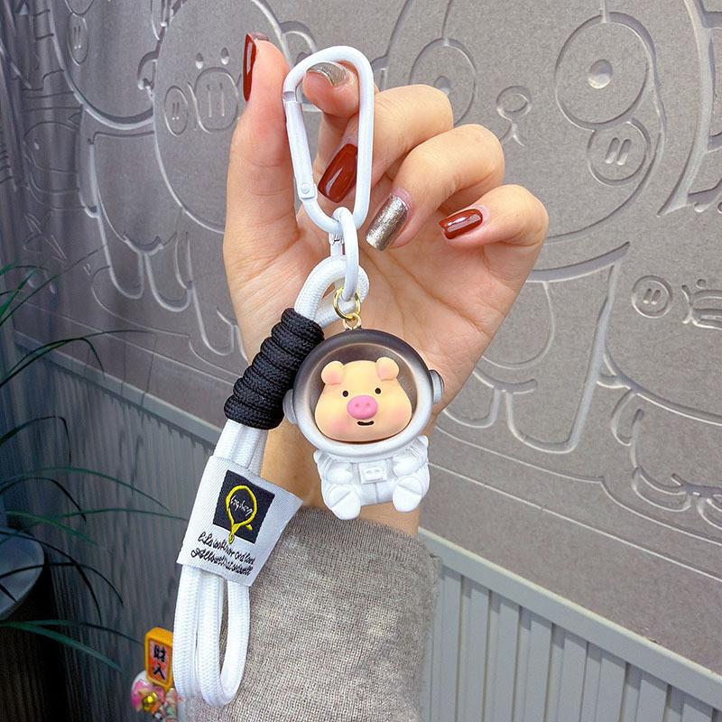 Space Pig Resin Keychain With Cute Design For Gifts And Travel Souvenirs