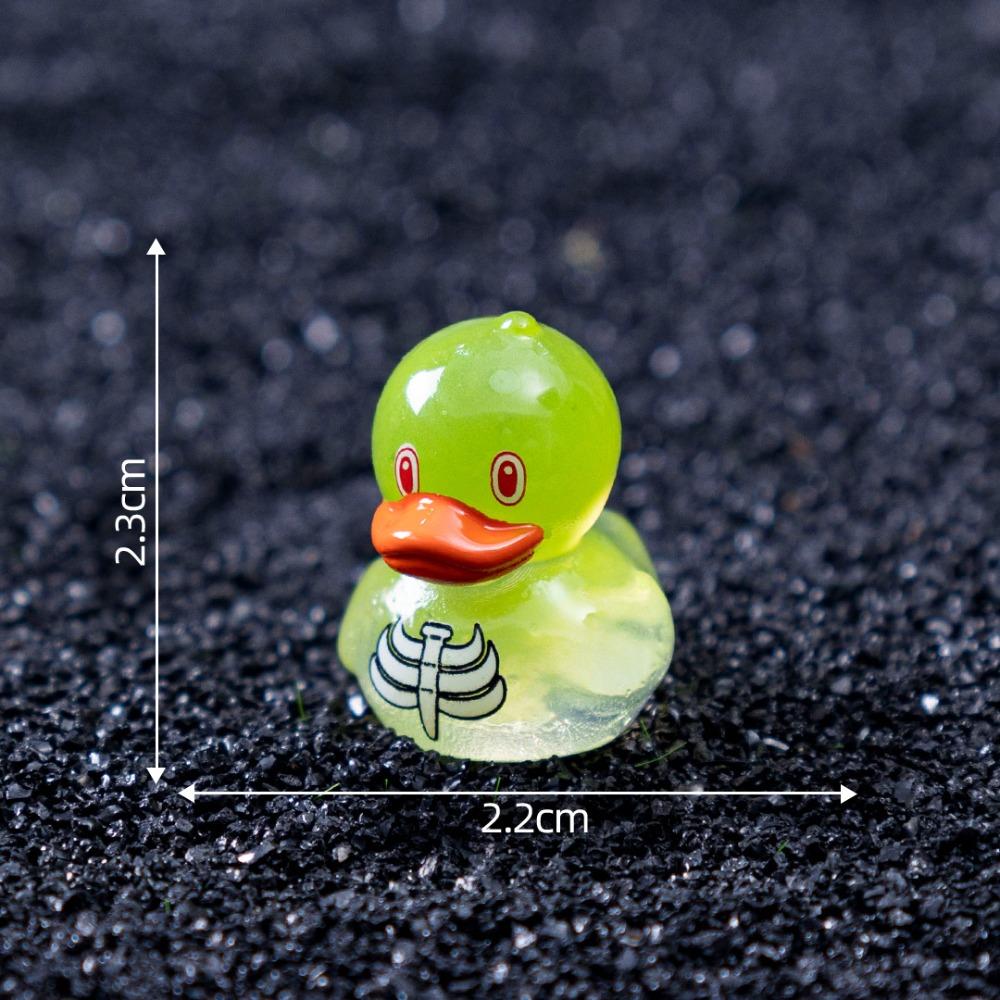 Creative Halloween Decoration Courtyard Terrarium Resin Craft Mini Duck Accessories Aquarium Decoration Halloween Decorations
