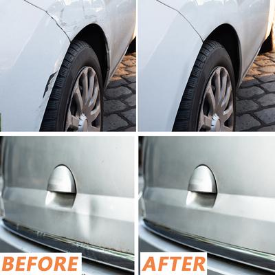 Paintless Dents Removal Tool Bodywork Repair Kit Car Dent Puller With 2 Pcs Glue Pulling Tabs Manual Expander Orange Color