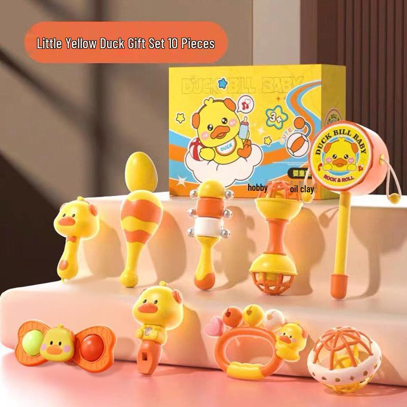 

Развивающая погремушка для новорожденных: 0-3 месяца - Прорезывание зубов, Поднятие головы и Хватание Песочный молоток