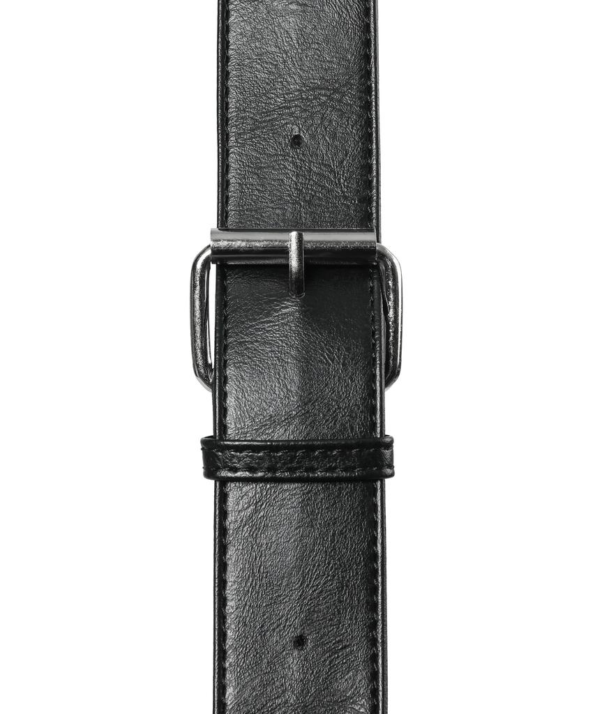 Mucent Strum Cross Leather Belted Shoulder Bag Unisex