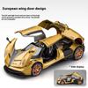 1/22 Pagani Huayra Dinastia Liga Super Carro Diecast Metal Modelo Clássico Asa de Gaivota Porta Coleção Ornamento Brinquedo Infantil Presente