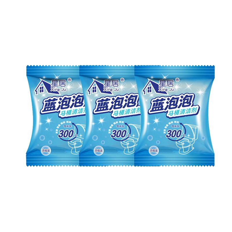 

Dual - Effect Toilet Cleaner Tablets, 300 - Flush Long - Lasting, Floral Scent, Phosphorus - Free, Automatic Toilet Cleaning 3pc 3pcs