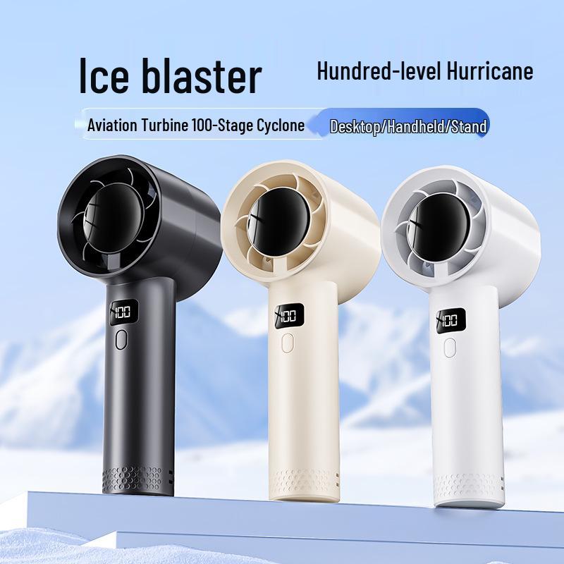 New Portable High-Speed Handheld Fan with 100 Stepless Speeds