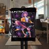 1PC Kpop Demon Hunters Print Flannel Blanket, High Quality All Seasons, Home Decor, Warmth and Comfort, Perfect for Christmas Gifts