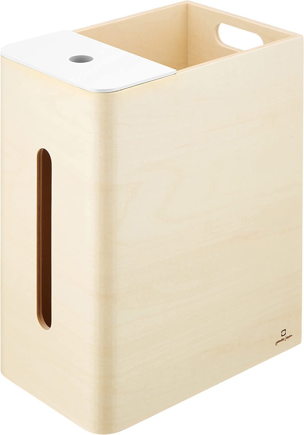 

Yamato Kogei Double D Trash Can Tissue Made in Japan & Case, White, YK15-005, белый