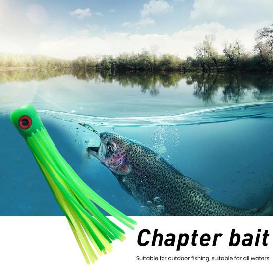 Trolling Fishing Lure Soft Simulation Octopus Baits Swimbait Professional Bionic Bait Reusable Saltwater Artificial Bait Bass Sea Fishing Baits