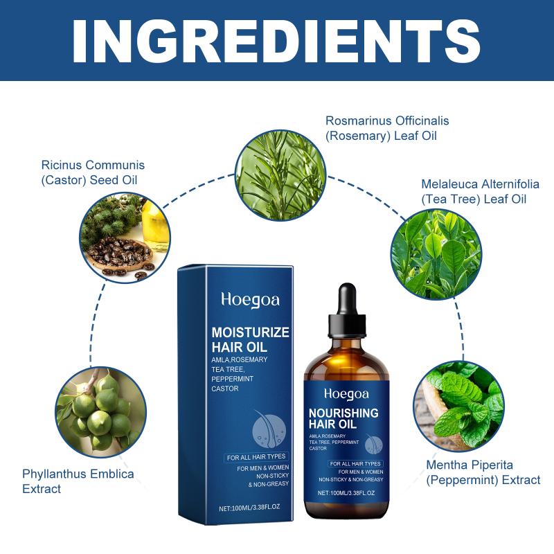 Repair Essential Hair Oil for Dry Frizzy Hair Ends Smooth Nourish Moisturize Lightweight NonGreasy Everyday Use