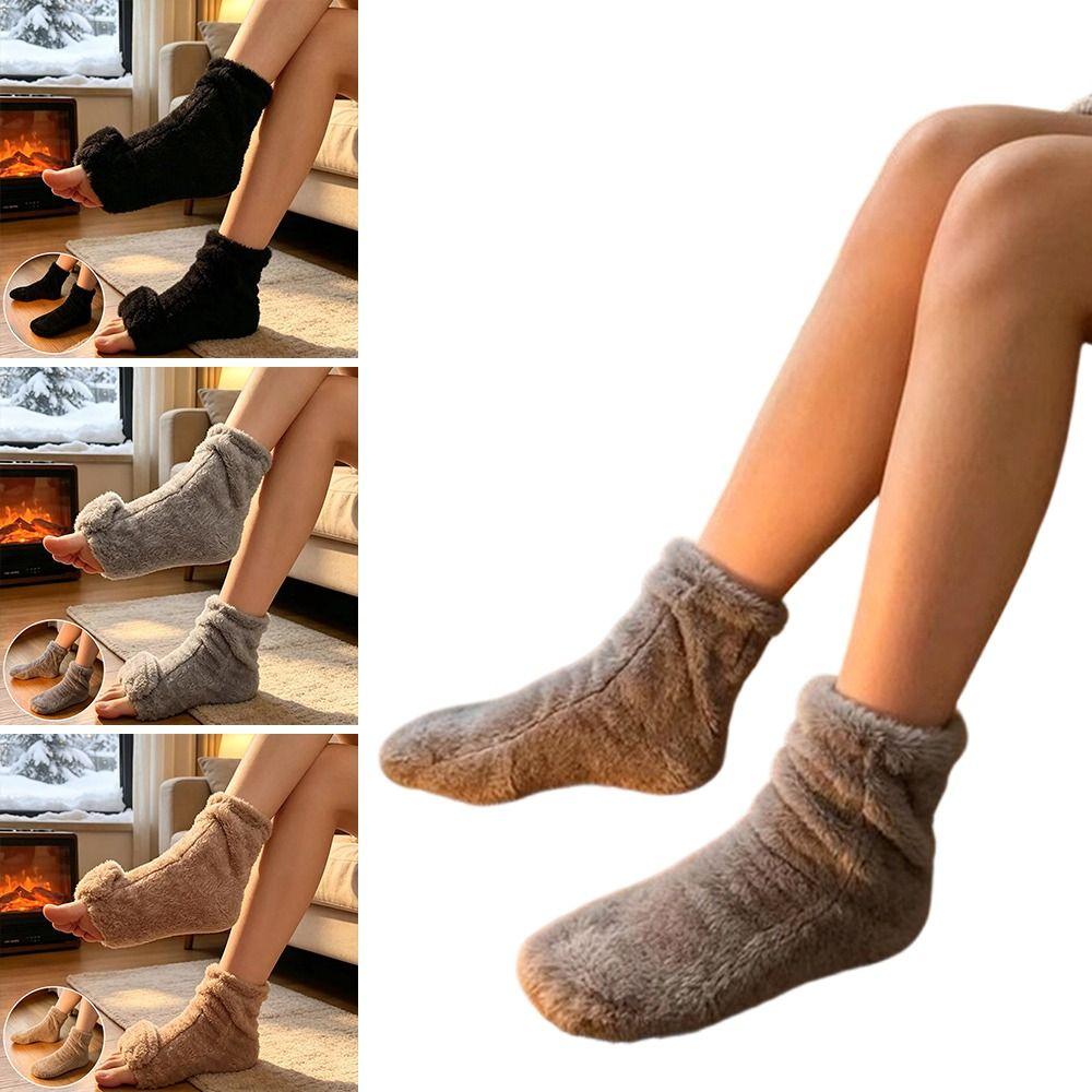 Anti Slip House Socks Thick Foot Warmer Comfort Floor Socks Home Indoor Use