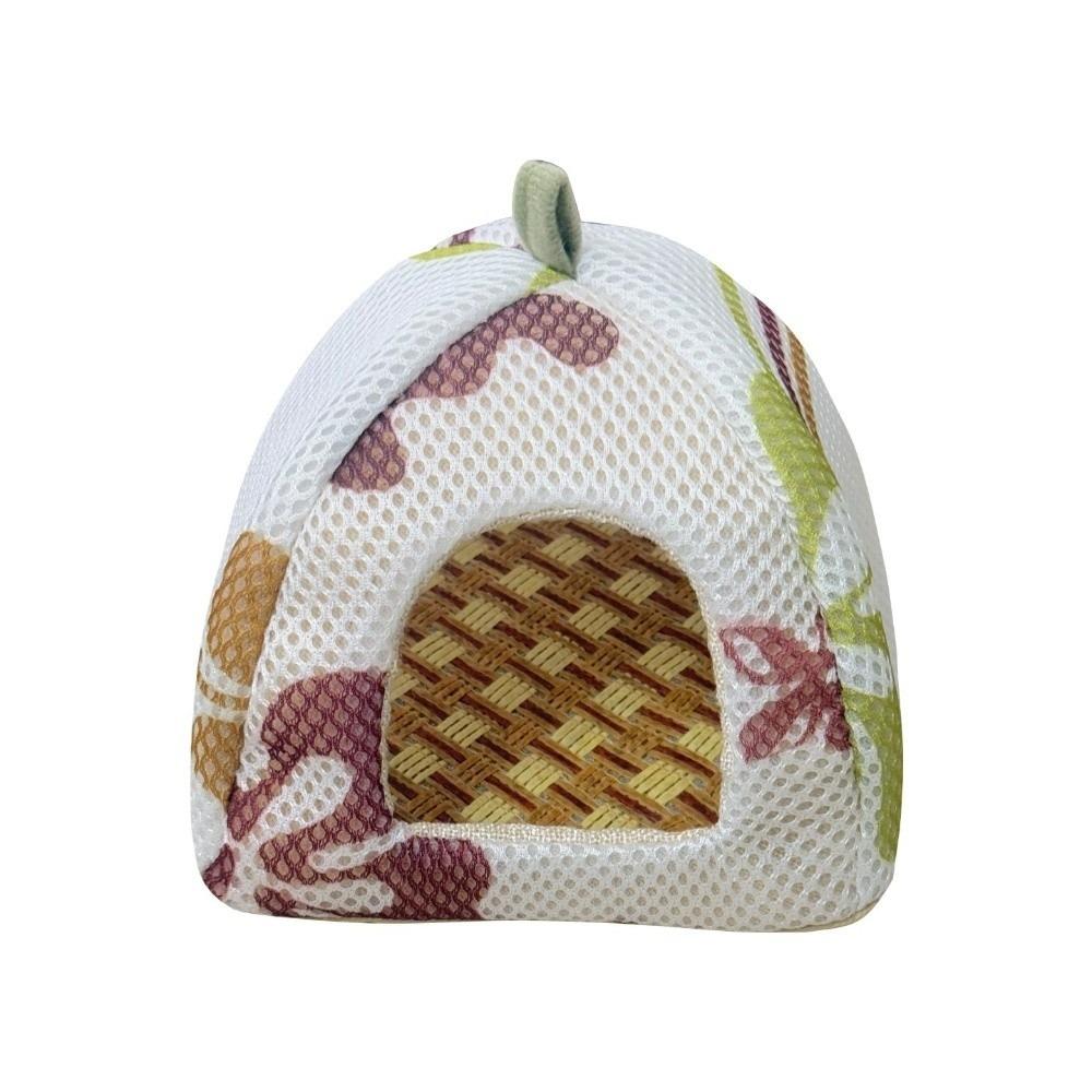 Breathable Hamster Cool Nest Wear Resistant Hamster Hiding House Pet Cave Nest Pet Resting S белый