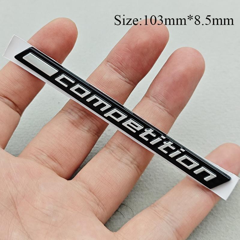 

3D ABS Competition Emblem Badge Sticker for BMW M2 M3 M4 M5 M8 G20 G30 F10 F30 F80 Car Trunk Fender Body Logo Decal Accessories