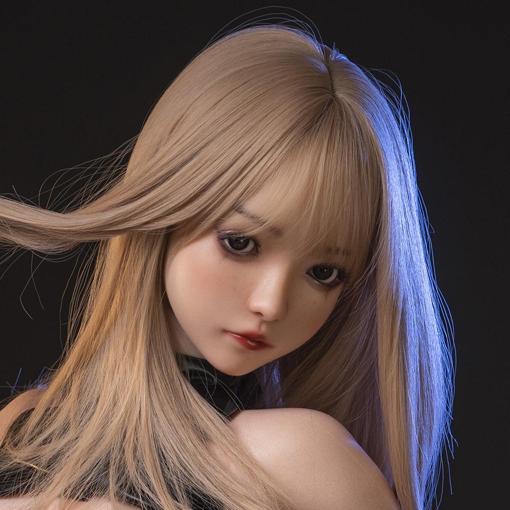 Replaceable TPE Head for Sex Dolls (Fits 130-180CM Bodies) - Upgrade Your Doll's Realism with a Wig-Compatible, Lifelike Head