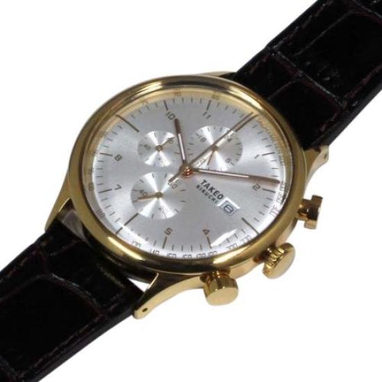 TAKEO KIKUCHI Watch Chronograph Silver x Pink Gold TK27G8-14 (item)