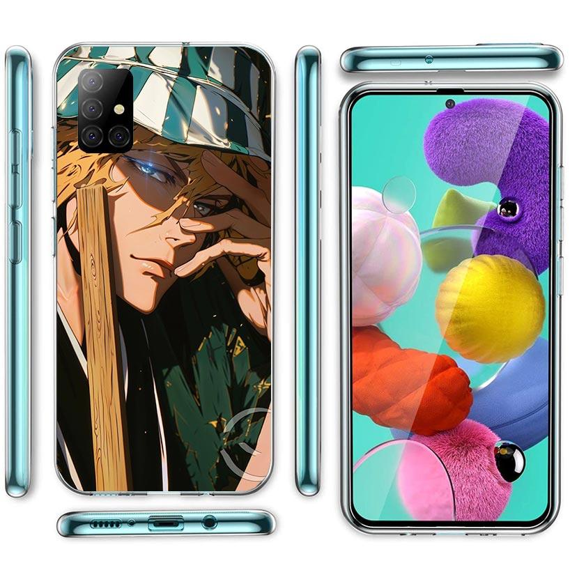 Bleach Kisuke Urahara Phone Case For Samsung Galaxy A12 A52S A42 A32 A22 A51 A50 Note 20 Ultra 10 S10 Plus A71 A70 A31 A30 A10S