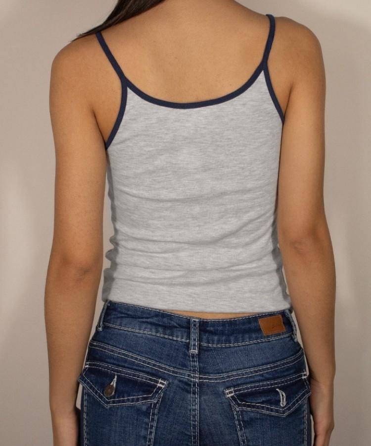 Seobdyudeu Star Tank Top (Gray Blue)