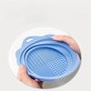 1 Stück Multifunktionale Silikon Make-up Pinsel Reinigungsschüssel Puderquaste Beauty Wasch-Schrubber-Pad mit Faltbarem Pinselhalter