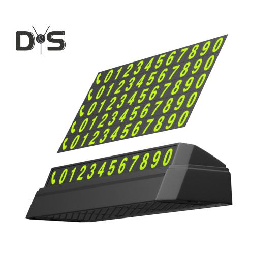 Stable Phone Number Plate Convenient Practical Pressing Style Phone Number Plate