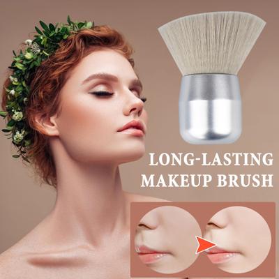 Pilz Make-up Pinsel mit Griff Mehrzweck Selbstbräuner Applikator Pinsel Synthetischer Puder Rouge Gesichts Körper Kosmetikpinsel