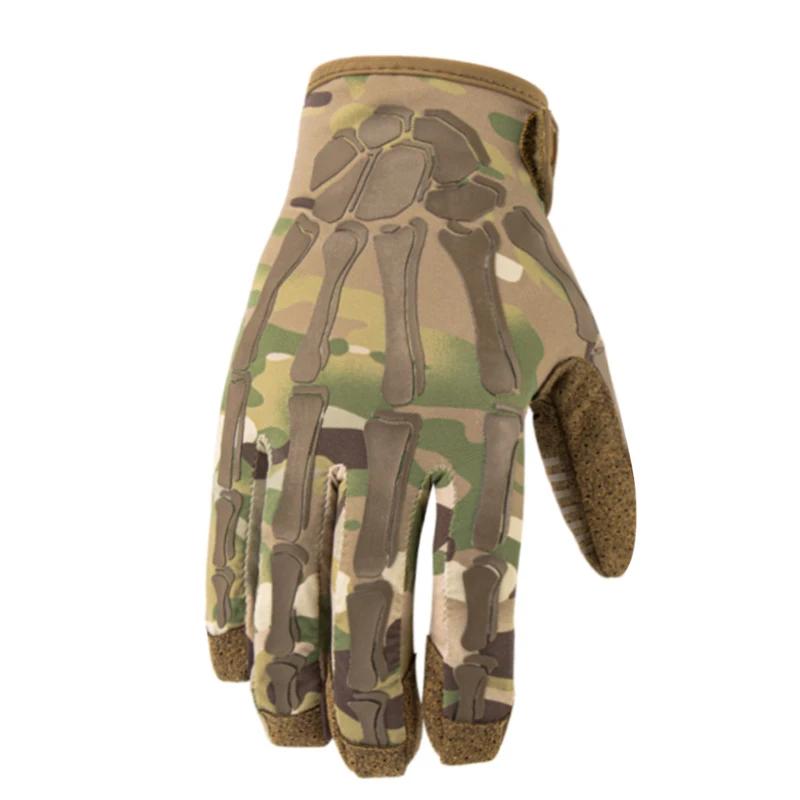 Gloves Touch Screen Full Finger Anti Slip Outdoor Camo Gloves for Cycling Hiking Camping Hunting Airsoft Shooting Gear