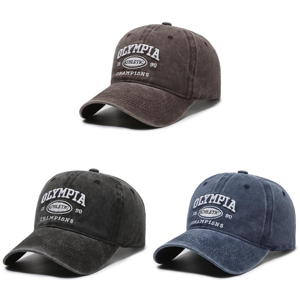 Adjustable Cotton Letter Embroidery Classic Baseball Hat For Spring And Autumn Outings