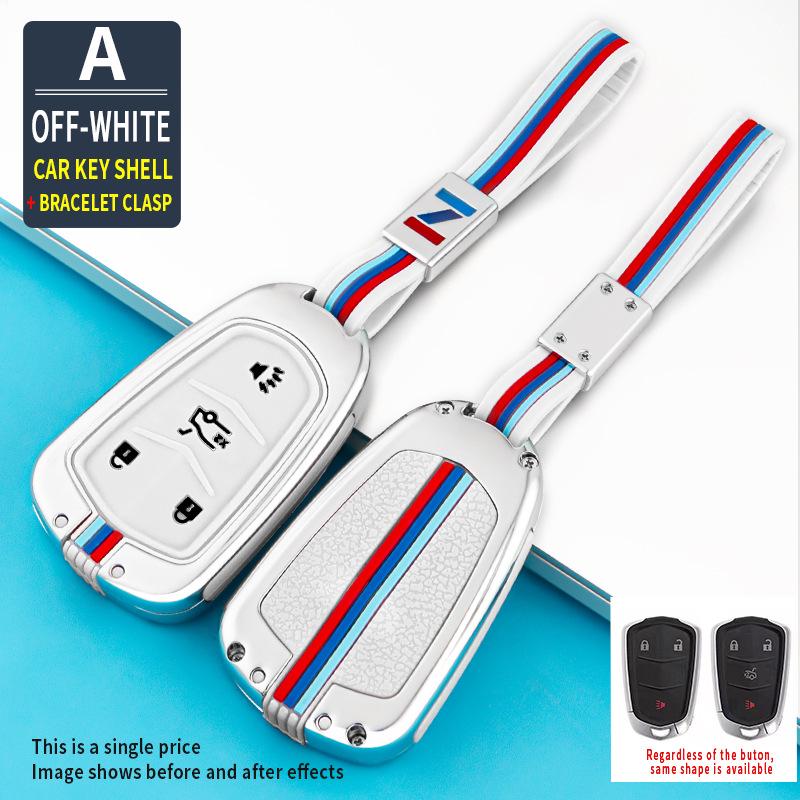 Silicone Remote Key Fob Cover for Cadillac XT5, CT6, XTS, XT4, and ATSL - Creative Design for Men and Women