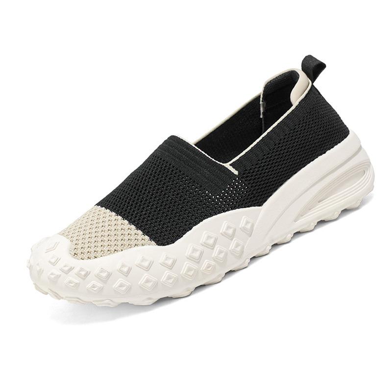 

Men s shoes summer breathable new mesh mesh shoes men s fly-woven one-pedal foot cover thick-soled casual sports lazy shoes 39