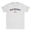 Leisure USA HOCKEY T-Shirts Unisex Women Round Neck 100% Cotton T Shirts Short Sleeve Tee Shirt Original Tops