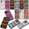 for Samsung Galaxy A36 A17 A26 A07 A35 A54 A53 A13 A33 A34 S9 S20 S21 FE S10 Plus Case Texture Aztec Tribal Tribe Colorful Cool