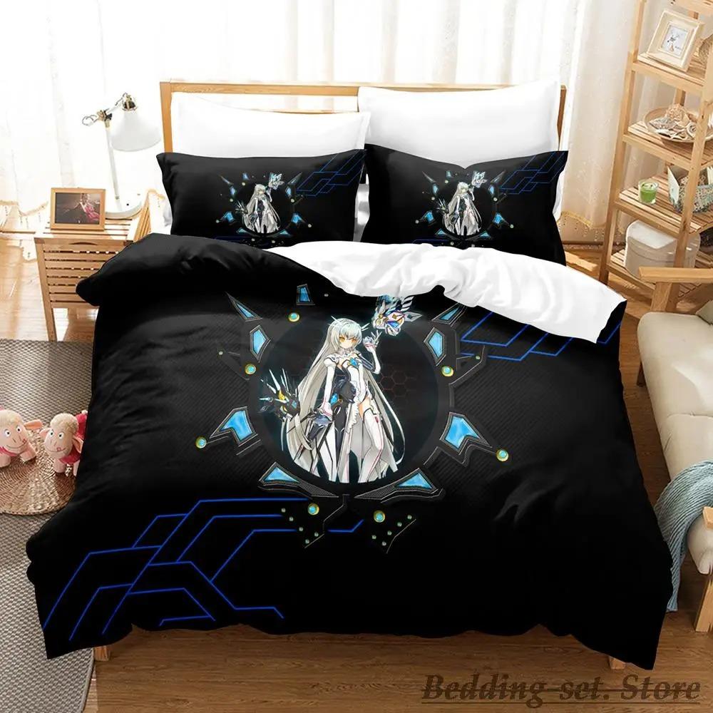 Coolt Spel Elsword Sängklädesset Enkelt Twin Full Queen King Size Sängset Vuxen Barn Sovrum Påslakan Set Anime sängkläder Säng