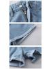 2022 Spring/Summer Women's High-Waisted Denim Shorts: Korean Style, Loose Fit, Slimming A-Line with Rolled Hem