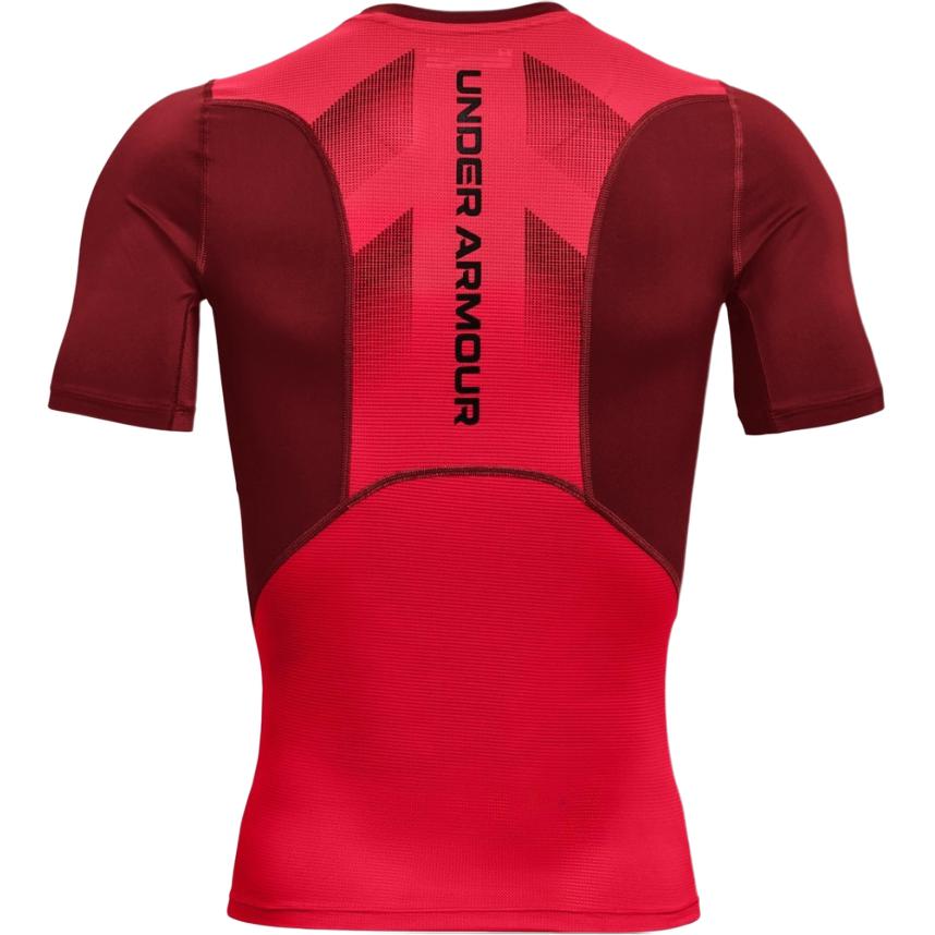 Under Armour Logo Print Slim Fit Comfortable Breathable Casual Short Sleeve T-Shirt Men T-Shirts Red 1362452-615