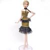 1 ensemble de vêtements de poupée haute couture pour Barbie, tenues, chemise haute, jupe et châle, robe de soirée, accessoires de poupées, jouet pour enfants, 1/6