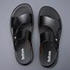 Classic Summer Men's Sandals Genuine Leather Sandals for Men Outdoor Beach SlippersOutdoor New Leather Shoes Sandalias De Hombre
