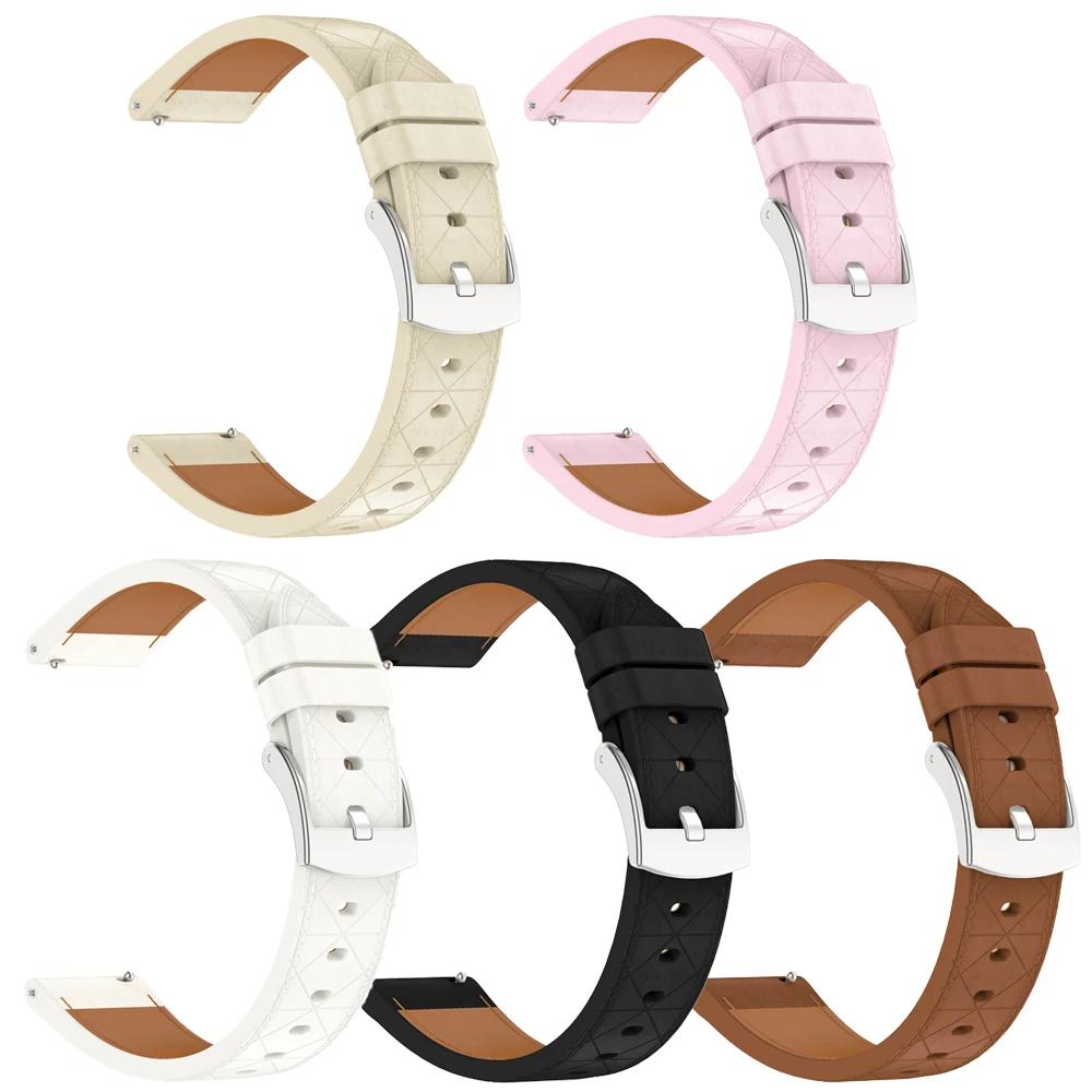 18mm Artificial Leather Watch Band For Huawei Watch GT 5/GT 4 41mm For Huawei GT5 Pro 42mm Bracelet Wristband Correa
