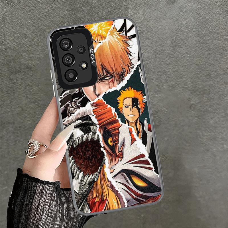 Bleach Anime Ichigo Kenpachi Shockproof Phone Case for Samsung A17 A16 A15 A14 A37 A57 A36 A56 A26 A35 A55 A25 A34 A54 A24 A13 A