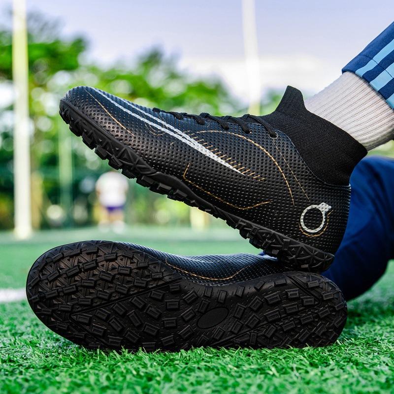 2025 summer European Cup new high-top football shoes youth adult AG long nails TF broken nails training football shoes