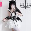 Halloween Costume Maid Dress Adult Diablo Goth Sexy Imp Uniform Seduction Cosplay Bat Dress