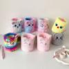Cute Cartoon Pen Holder Student Creative Desktop Stationery Storage Box Diy Material Scissors Storage Bucket Ornaments