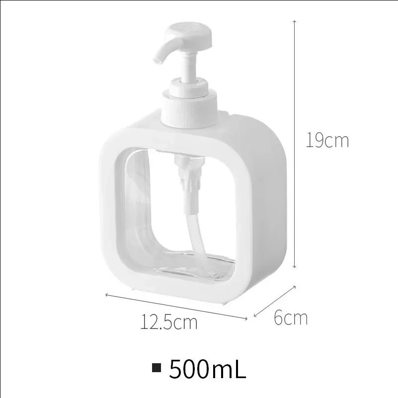 Dozatoare de săpun de baie de 300/500 ml, loțiune reîncărcabilă, șampon, suport de duș, sticla goală pentru pompă de baie