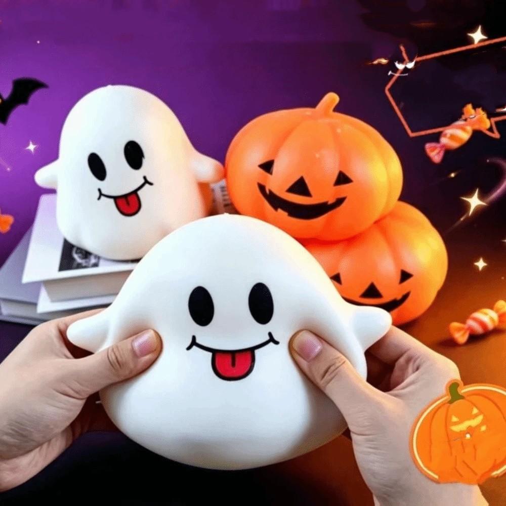 Release Hand Halloween Pumpkin Squishy Toy Relax Gift Slow Rebound Fidget Toy For Adult