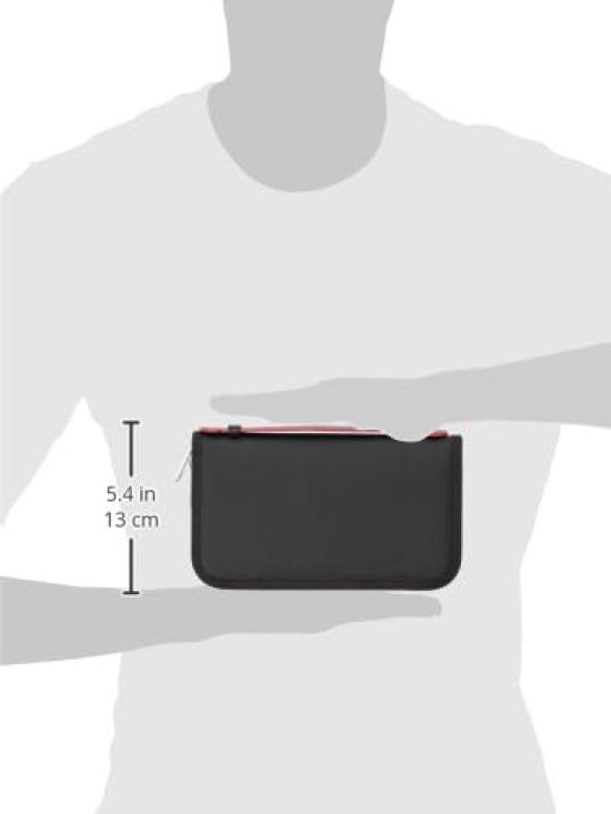 Golbe Passport Wallet 1512 Black/Red
