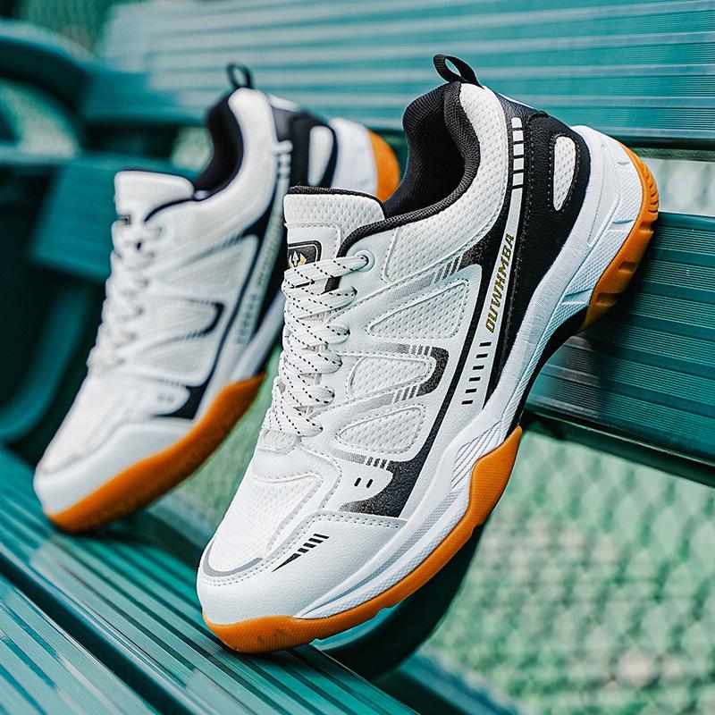 New badminton shoes for men and women, non-slip, breathable and shock-absorbing sneakers, wear-resistant sports shoes, outdoor professional training s