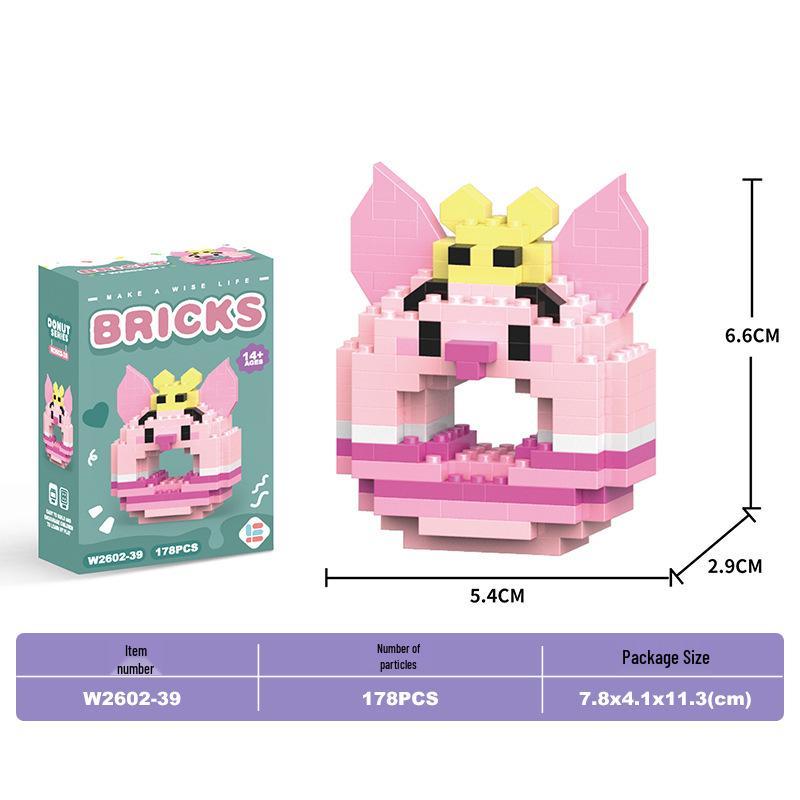 Lele Brothers Micro Building Blocks - Educational Small Animal Sets for Kids, Compatible with Lego, Boys' Toy Gifts