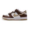 Nike Dunk Low GS Cacao Wow Metallic Gold Kids Sneakers Brown White HM3725-171