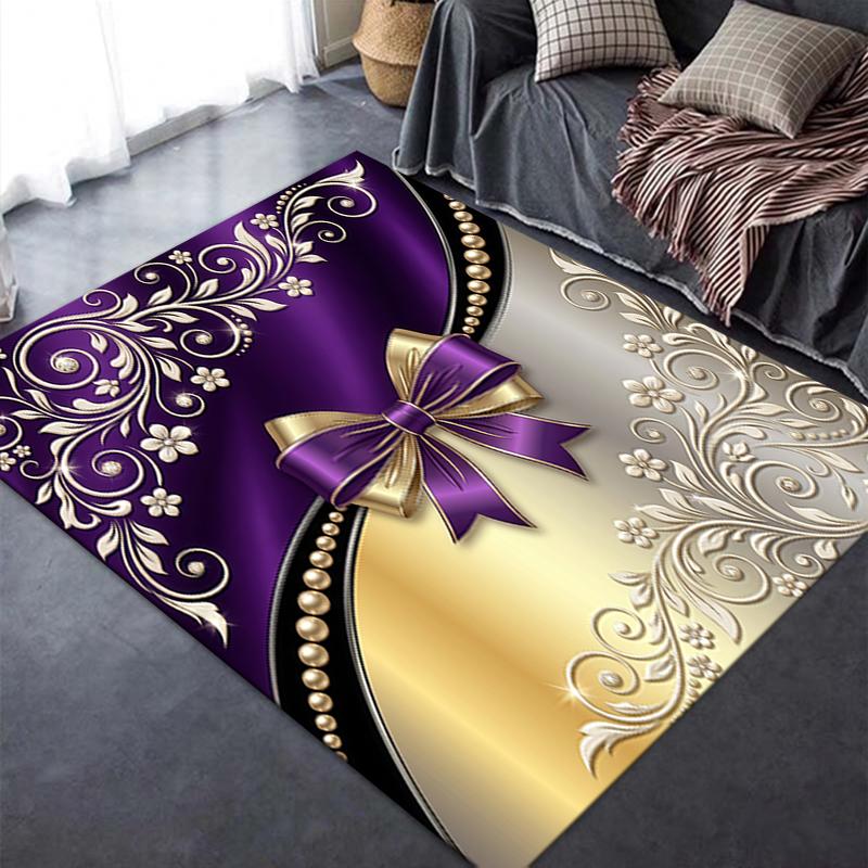 Nouveau Tapis Magnifique à Nœud 2025 pour Salon Chambre Maison Décoration de Canapé, Tapis de Sol Antidérapant pour Enfants