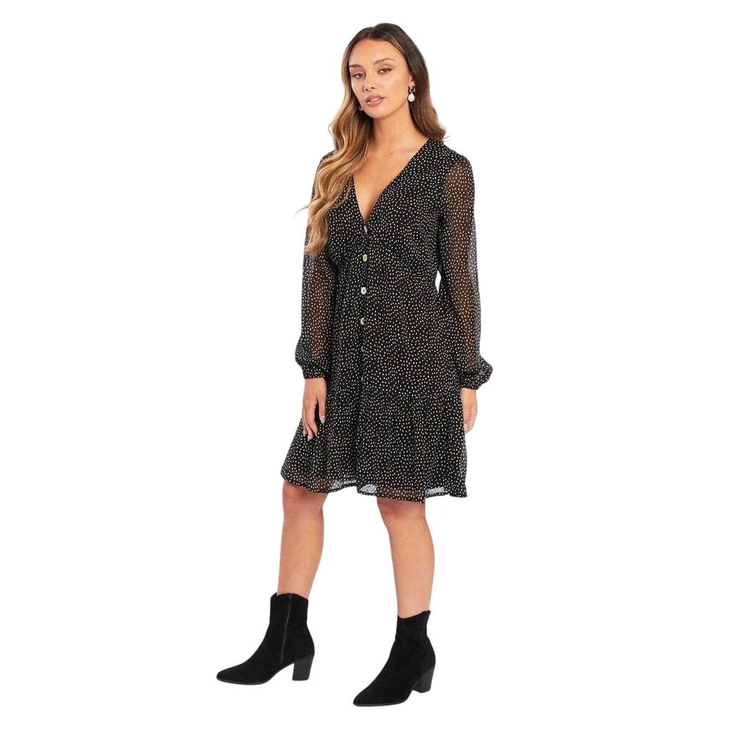 Be You Womens/Ladies Paisley V Neck Smock Dress