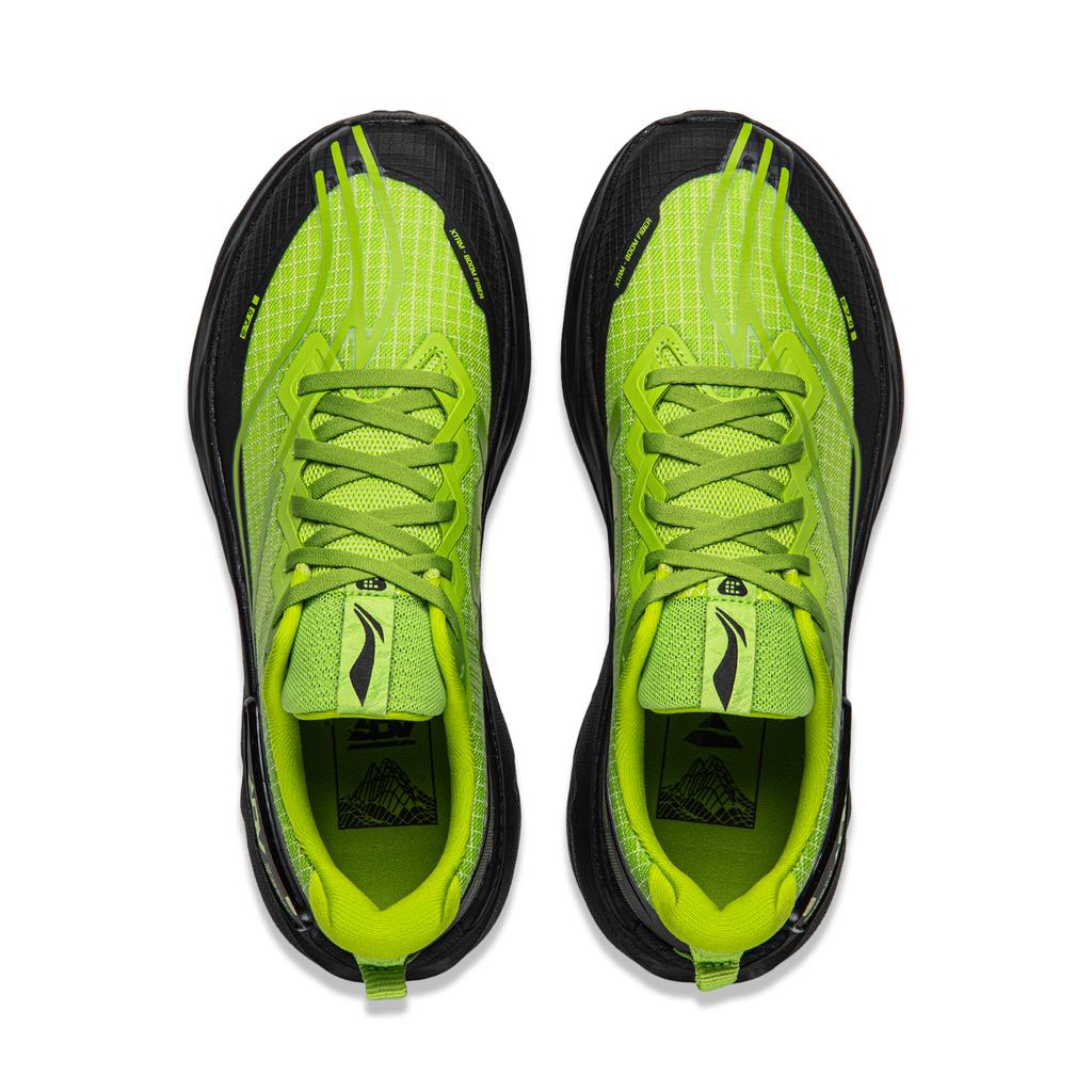 Li Ning De Lucas Dämpfung Rutschfest Abriebfest Rückprall Niedriger Schaft Laufschuhe Unisex Grün ARNW009-1
