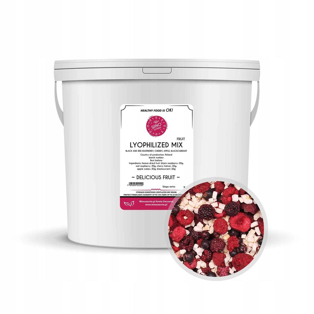 Freeze-dried Fruit Mix 100g Raspberry, Cherry