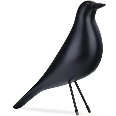 1 pz Statuetta Uccello Statua Uccello in Resina Scultura Minimalista Moderna Ornamento Decorativo Uccello per Soggiorno Camera da Letto Ufficio Decorazione