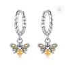 barbie Cute Little Bee, Original and High-end Style, Ins Style Love Confession, S925 Silver Earrings, Women's Style ZJYES-YS-129